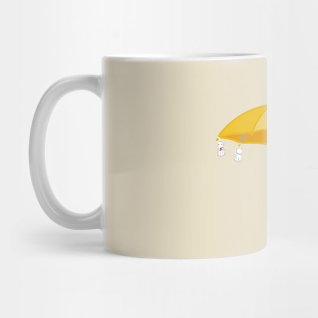 Weathering with you yellow umbrella anime by ballooonfish